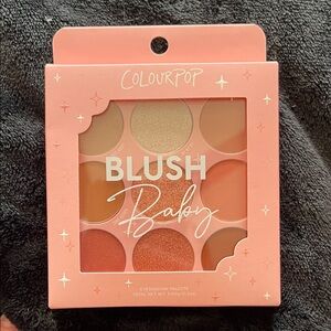 ColourPop Blush Baby Palette — Peach, Coral & Warm Nude Tones